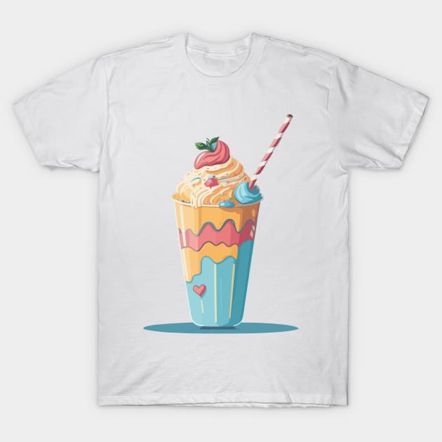Cute Milkshake T-Shirt by SpriteGuy95